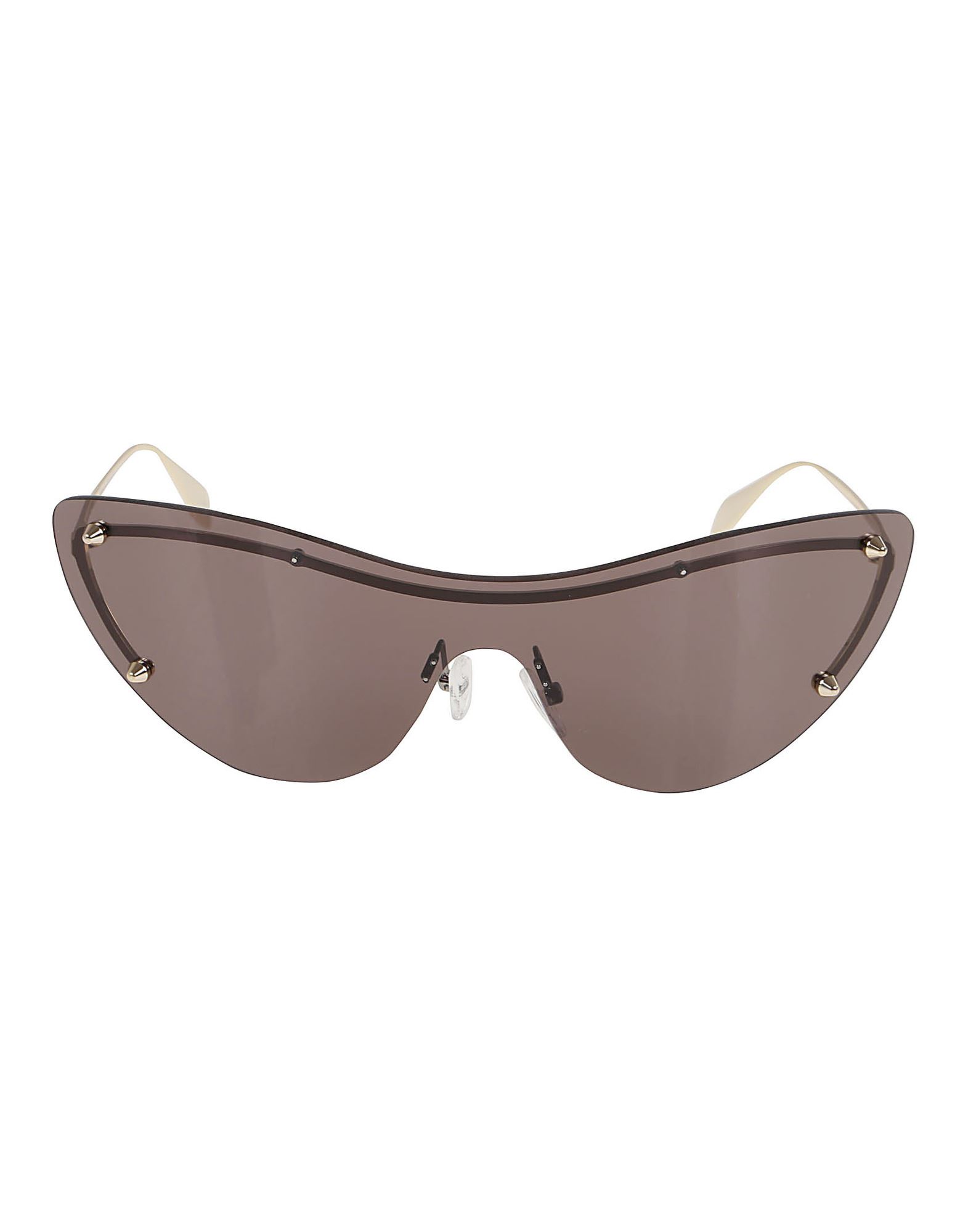 ALEXANDER MCQUEEN Sonnenbrille Damen Gold von ALEXANDER MCQUEEN