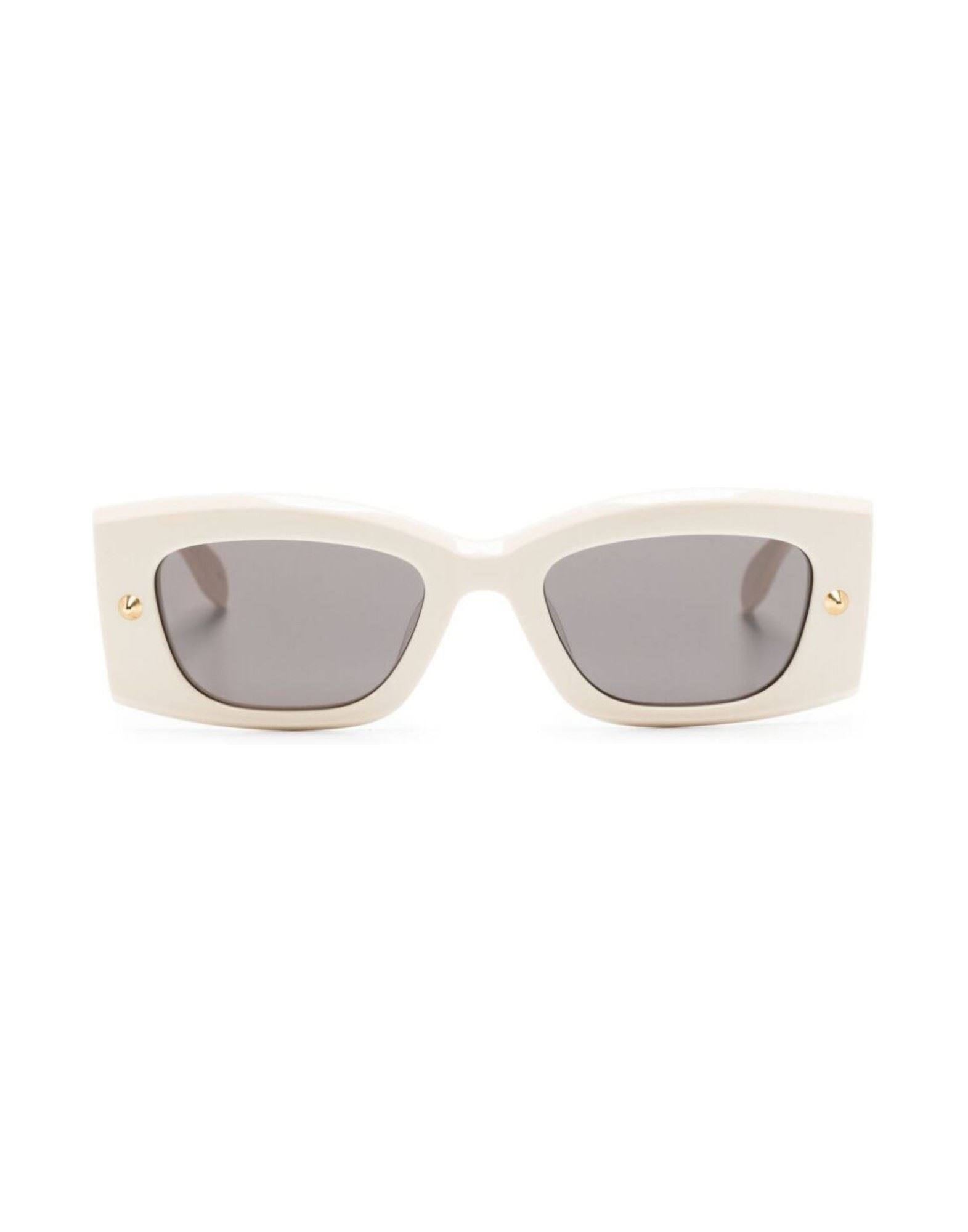 ALEXANDER MCQUEEN Sonnenbrille Damen Weiß von ALEXANDER MCQUEEN