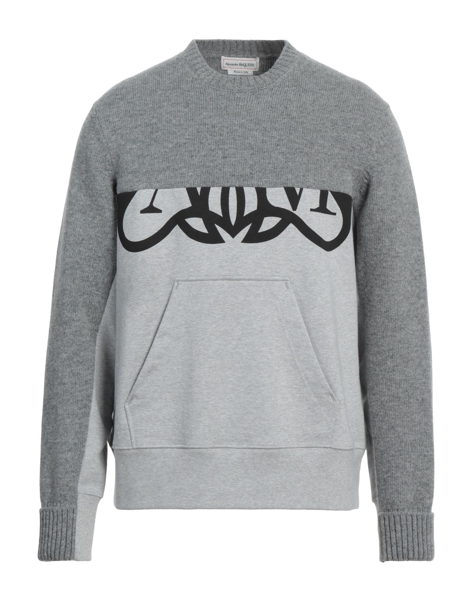 ALEXANDER MCQUEEN Sweatshirt Herren Grau von ALEXANDER MCQUEEN