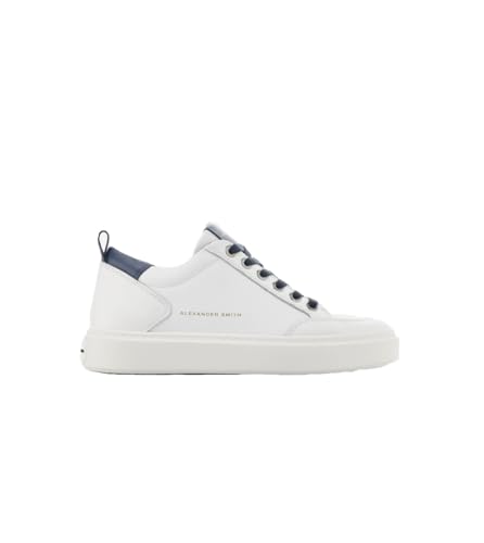 ALEXANDER SMITH Bond White Blue Sneaker Z1u 85wbl, Weiß, 43 EU Larga von ALEXANDER SMITH