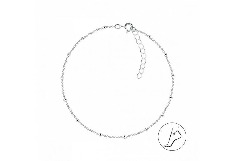 ALEXANDER YORK Fußkette SATELLITE silber, 925 Sterling Silber von ALEXANDER YORK