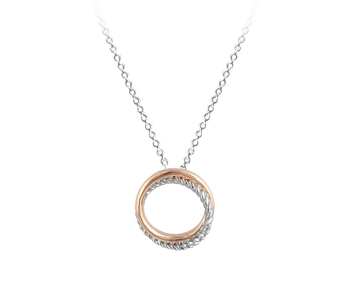 ALEXANDER YORK Kette mit Anhänger ENDLESS in Rosé, 2-tlg., 925 Sterling Silber von ALEXANDER YORK