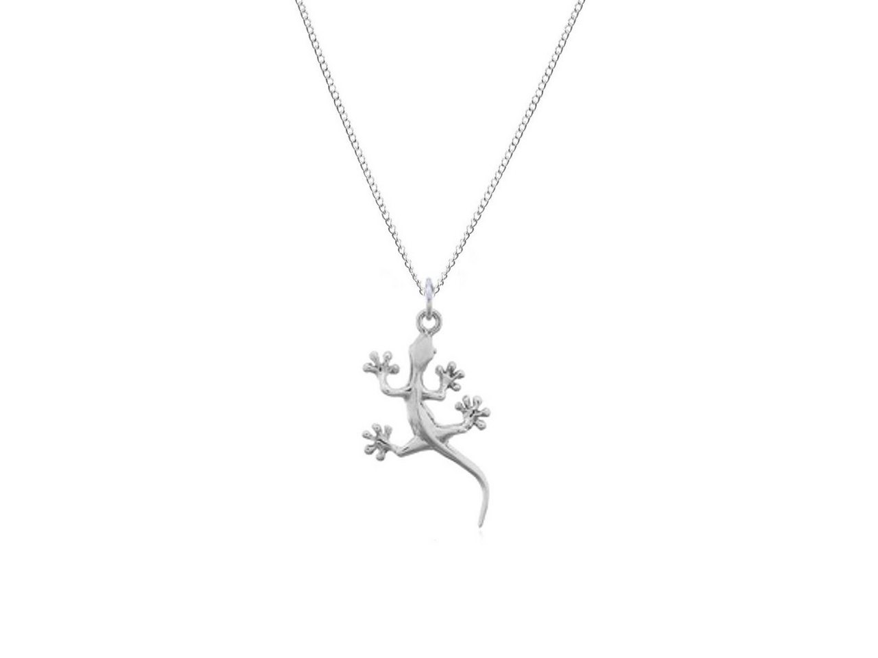 ALEXANDER YORK Kette mit Anhänger GECKO, 2-tlg., 925 Sterling Silber von ALEXANDER YORK