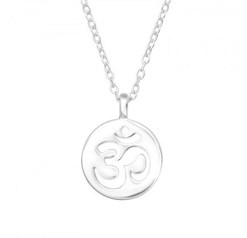 ALEXANDER YORK Kette und Anhänger Set Om YOGA SYMBOL, 2-tlg., 925 Sterling Silber von ALEXANDER YORK