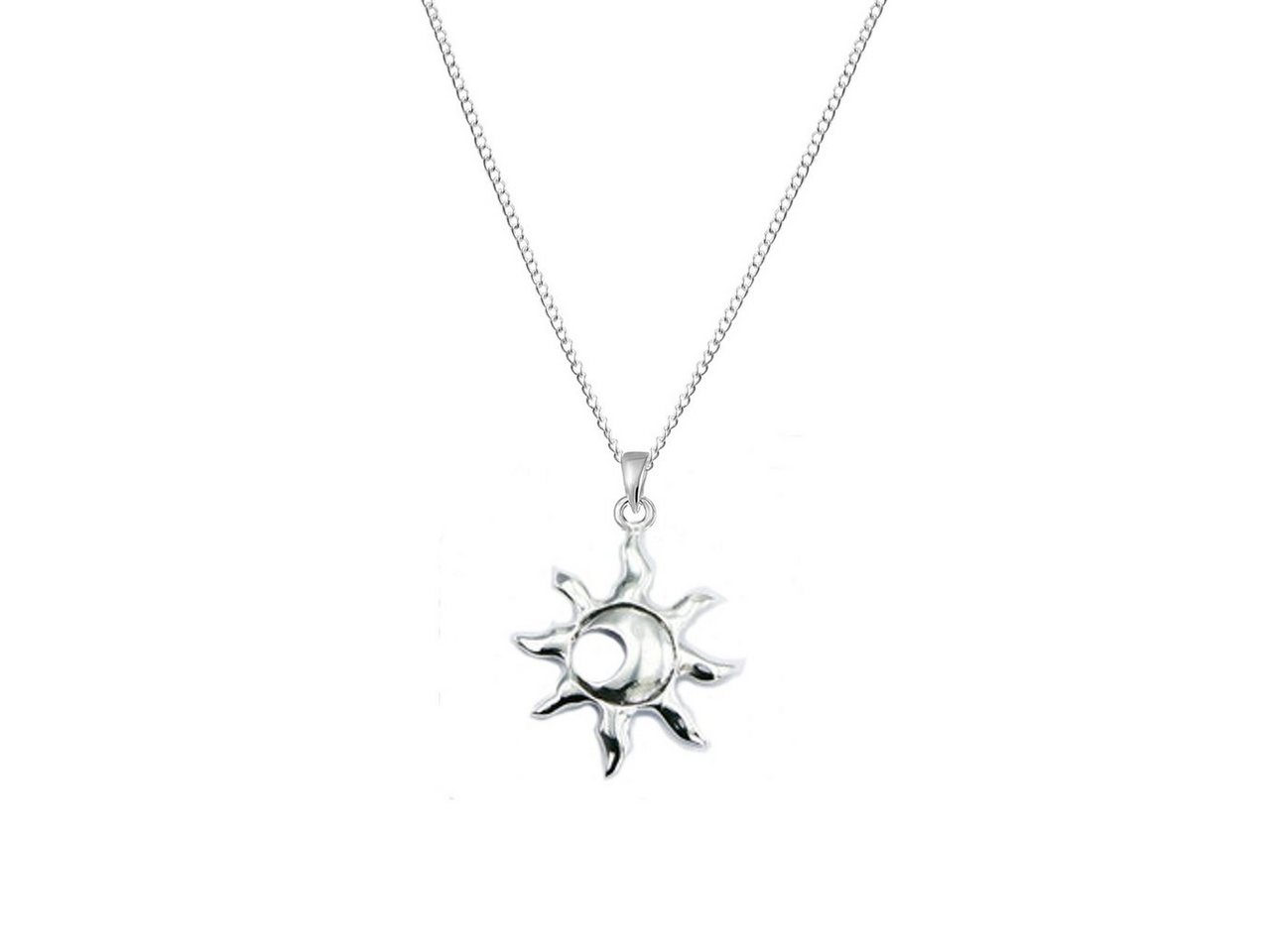 ALEXANDER YORK Kette und Anhänger Set SOLAR ECLIPSE, 2-tlg. (Kette mit Anhänger), 925 Sterling Silber von ALEXANDER YORK