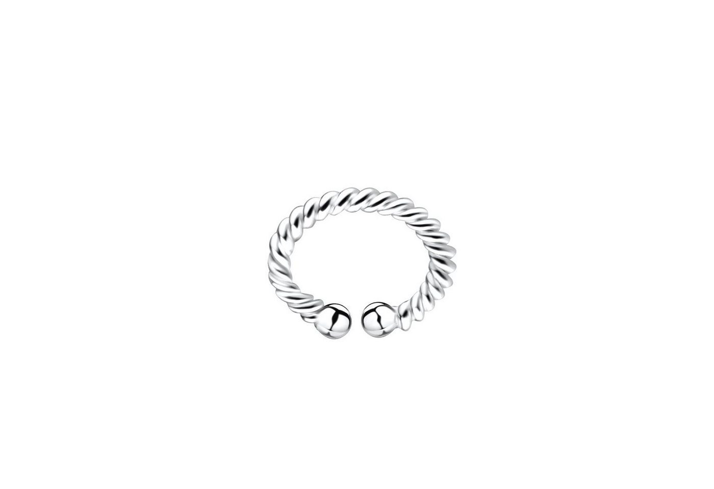 ALEXANDER YORK Ohrklemme Ear Cuff I TWISTED, 925 Sterling Silber von ALEXANDER YORK