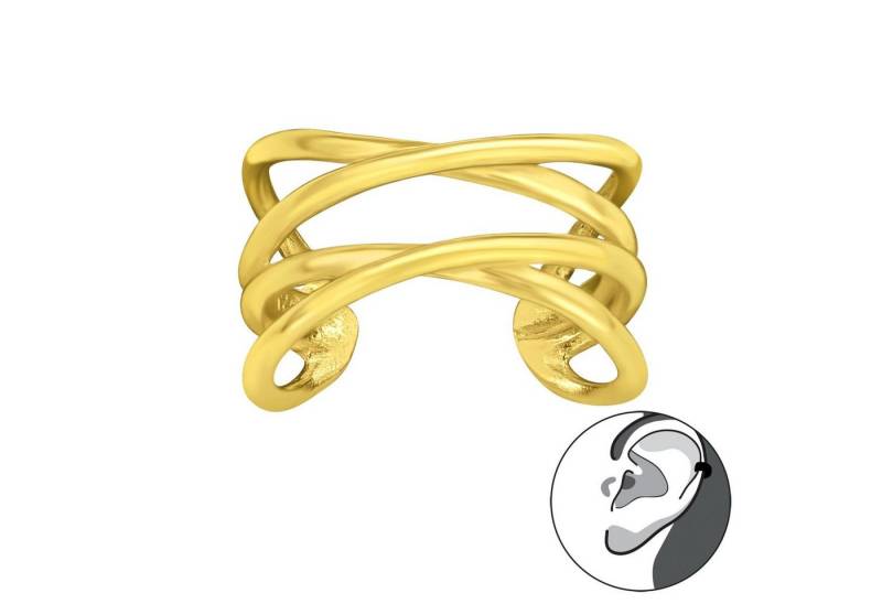 ALEXANDER YORK Ohrklemme Ear Cuff 4 LINE gekreuzt in Gold ALEXANDER YORK Ohrklemme Ear Cuff 4 LINE gekreuzt in Gold von ALEXANDER YORK