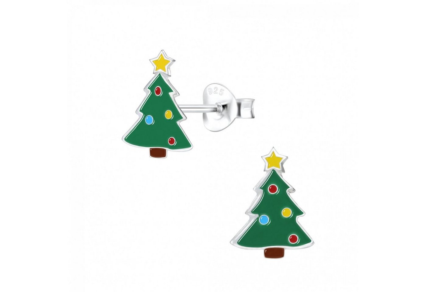 ALEXANDER YORK Paar Ohrstecker WEIHNACHTSBAUM, 2-tlg., 925 Sterling Silber von ALEXANDER YORK