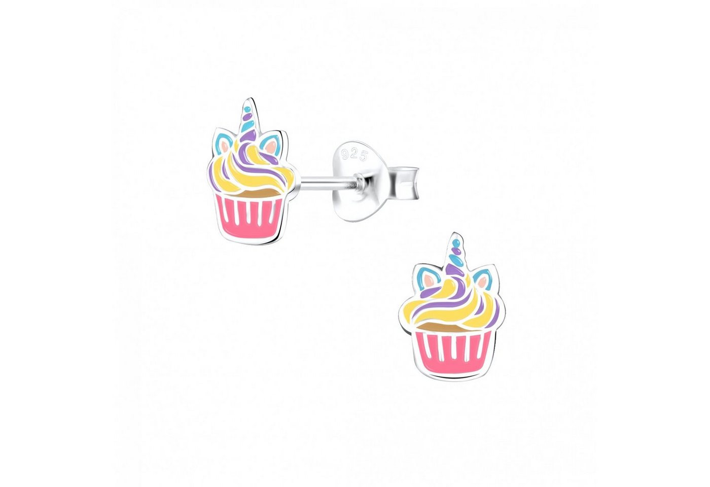 ALEXANDER YORK Paar Ohrstecker CUPCAKE, 2-tlg., 925 Sterling Silber von ALEXANDER YORK