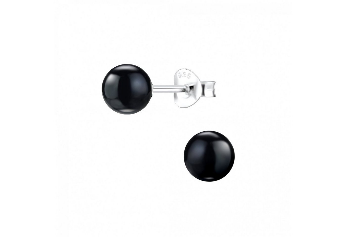 ALEXANDER YORK Paar Ohrstecker PERLE schwarz 6 mm (2-tlg., Ohrstecker) von ALEXANDER YORK