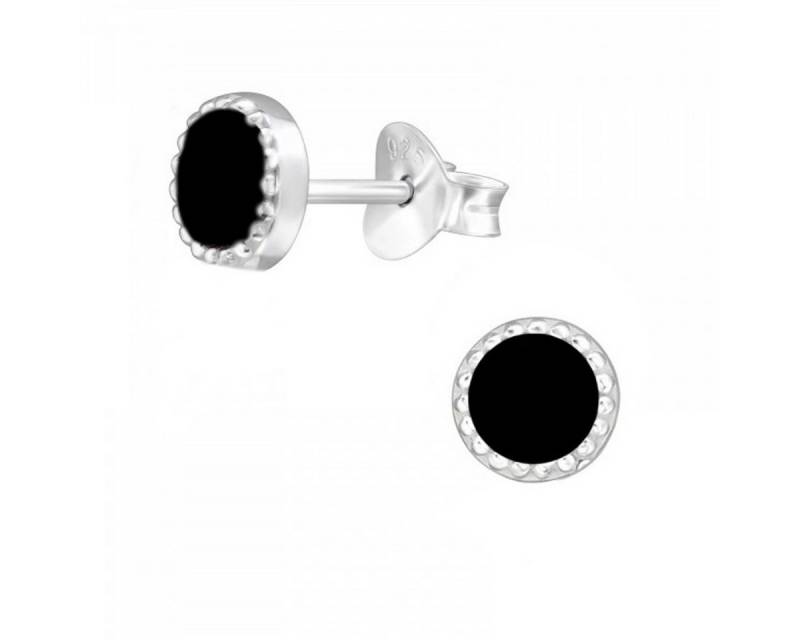 ALEXANDER YORK Paar Ohrstecker MUSCHELPERLMUTT weiß Kristall weiß, 2-tlg., 925 Sterling Silber von ALEXANDER YORK