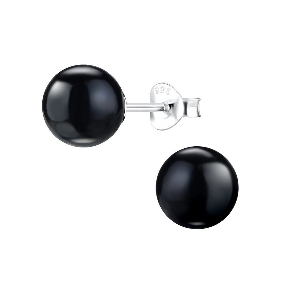 ALEXANDER YORK Paar Ohrstecker PERLE schwarz 8 mm, 2-tlg. (Ohrstecker) von ALEXANDER YORK