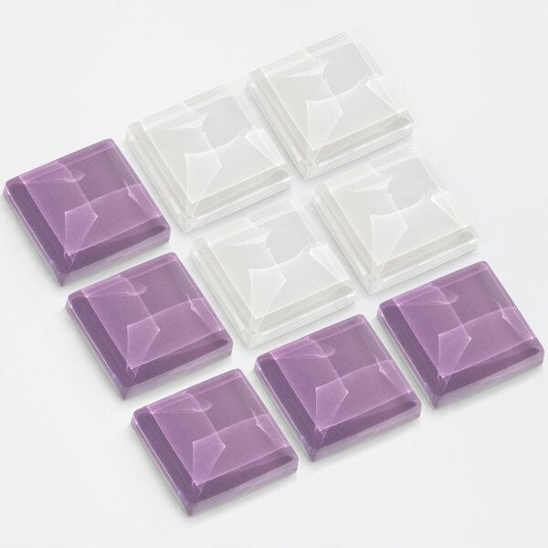 ALEXASCHA Deko Magnete aus Upcycling Glas • Set aus 9 starken Magneten • ideal zum Verschenken von ALEXASCHA