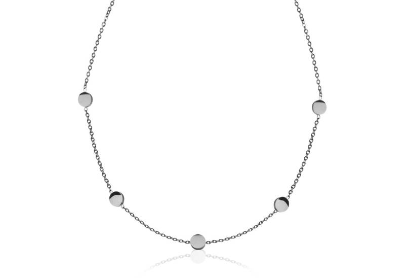 ALEXASCHA Choker Kurze Kette mit Plättchen • Edelstahlkette • Münzkette • verstellbar von ALEXASCHA