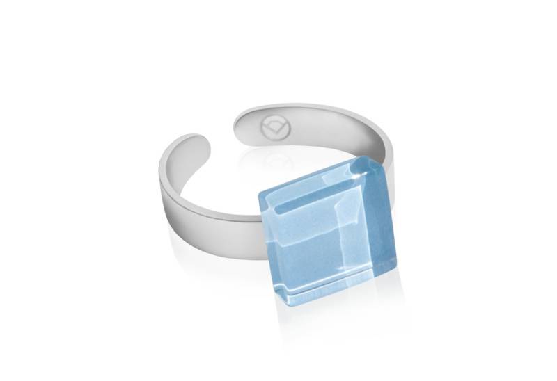 ALEXASCHA Fingerring Kleiner Ring mit Stein • verstellbar Ø 17-20mm • Geburtsstein Schmuck von ALEXASCHA