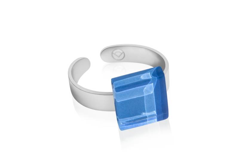ALEXASCHA Fingerring Kleiner Ring mit Stein • verstellbar Ø 17-20mm • Geburtsstein Schmuck von ALEXASCHA