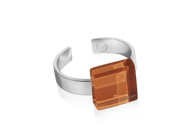 ALEXASCHA Fingerring Kleiner Ring mit Stein • verstellbar Ø 17-20mm • Geburtsstein Schmuck von ALEXASCHA