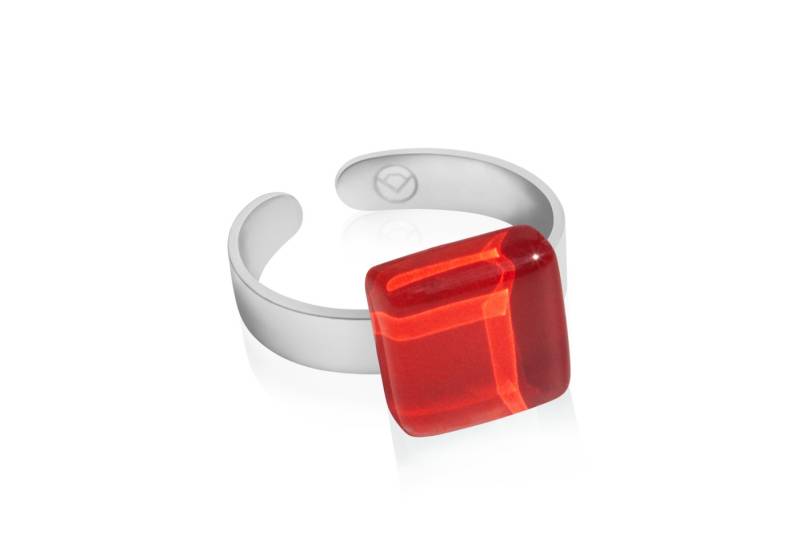 ALEXASCHA Fingerring Kleiner Ring mit Stein • verstellbar Ø 17-20mm • Geburtsstein Schmuck von ALEXASCHA