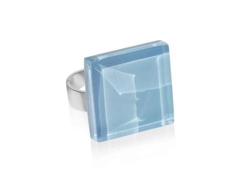 ALEXASCHA Fingerring Statement Ring mit Stein 20mm • größenverstellbar von ALEXASCHA