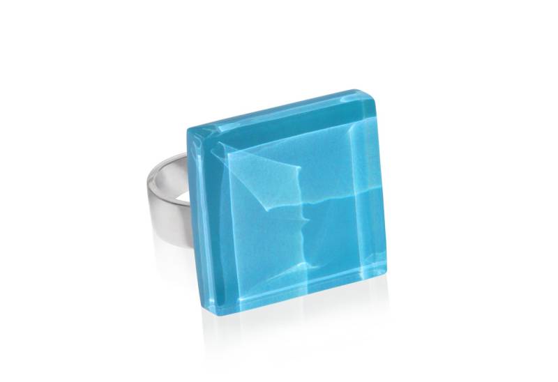 ALEXASCHA Fingerring Statement Ring mit Stein 20mm • größenverstellbar von ALEXASCHA