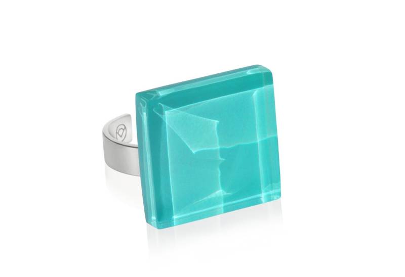 ALEXASCHA Fingerring Statement Ring mit Stein 20mm • größenverstellbar von ALEXASCHA