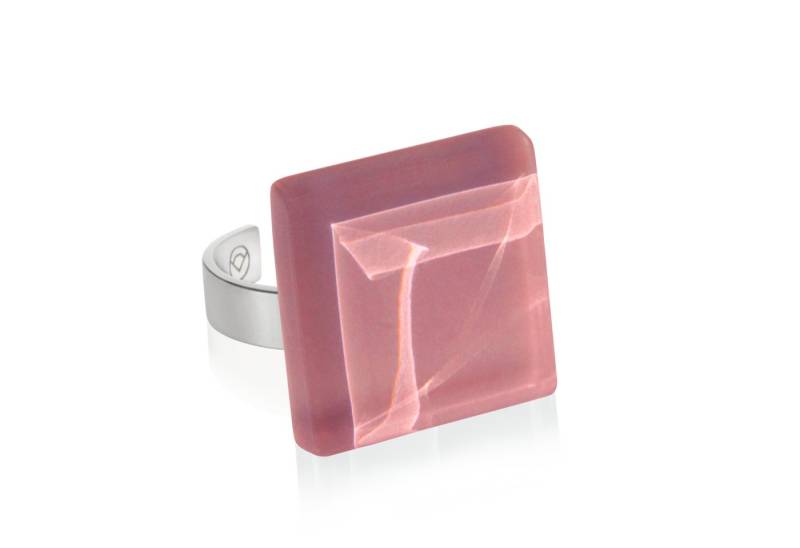 ALEXASCHA Fingerring Statement Ring mit Stein 20mm • größenverstellbar von ALEXASCHA