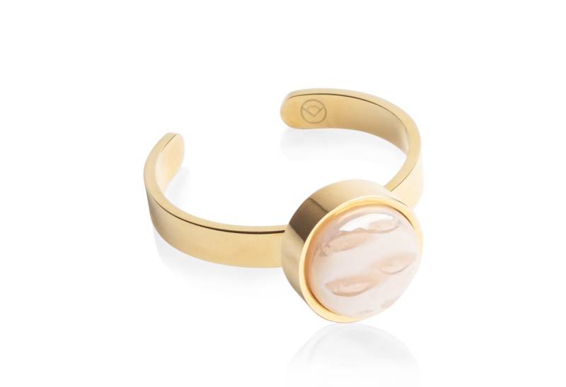 ALEXASCHA Fingerring Verstellbarer Ring mit Stein • 8mm von ALEXASCHA