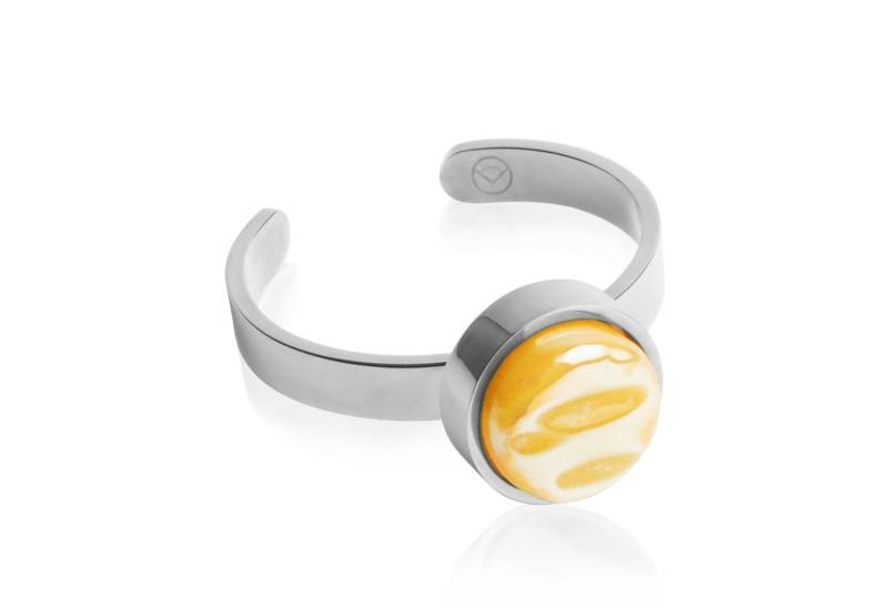 ALEXASCHA Fingerring Verstellbarer Ring mit Stein • 8mm von ALEXASCHA