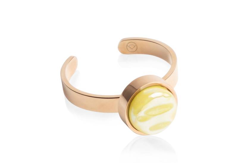 ALEXASCHA Fingerring Verstellbarer Ring mit Stein • 8mm von ALEXASCHA