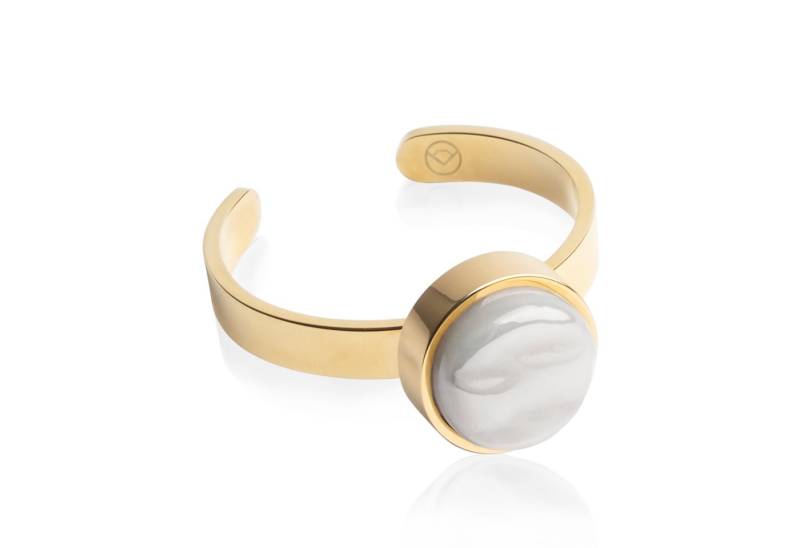 ALEXASCHA Fingerring Verstellbarer Ring mit Stein • 8mm von ALEXASCHA