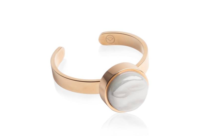 ALEXASCHA Fingerring Verstellbarer Ring mit Stein • 8mm von ALEXASCHA