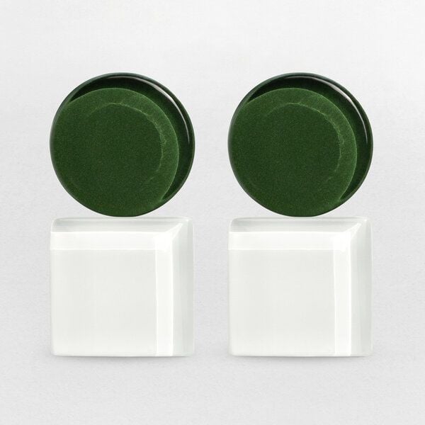 ALEXASCHA Geometrische Clip Ohrringe aus Glas | Bauhaus Design | 16 Farbkombinationen von ALEXASCHA