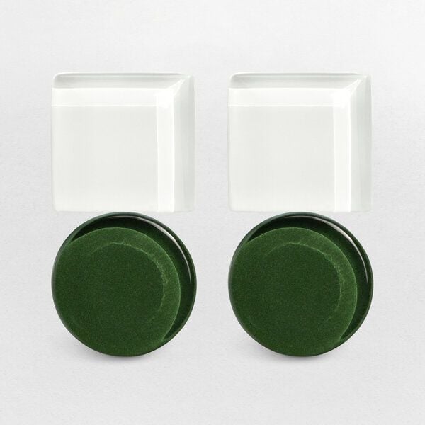 ALEXASCHA Geometrische Statement Ohrringe aus Glas | Bauhaus Design | 16 Farbkombinationen von ALEXASCHA