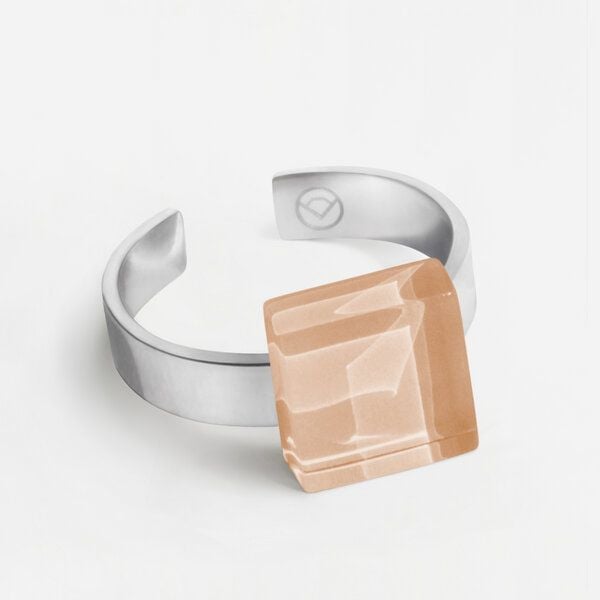 ALEXASCHA Geometrischer Ring aus Glas, mini | PUREFORM ALEXASCHA Geometrischer Ring aus Glas, mini | PUREFORM von ALEXASCHA