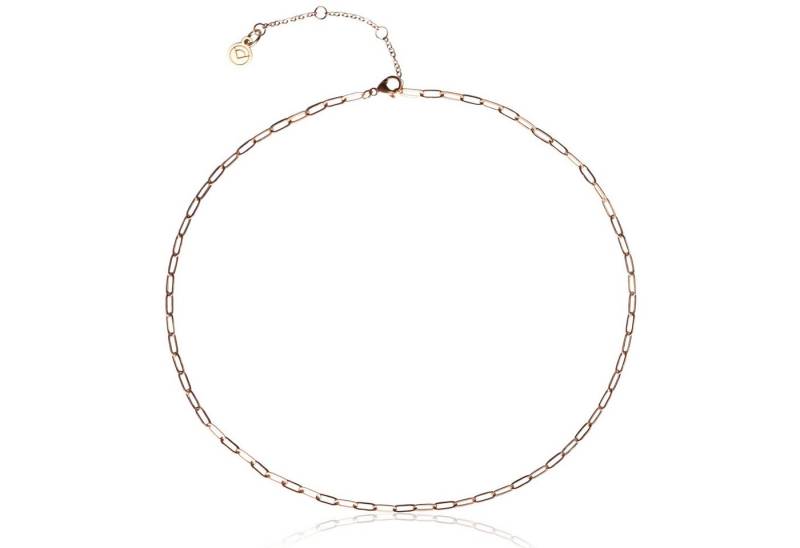 ALEXASCHA Gliederkette Kurze Kette wasserfest • filigraner Choker verstellbar • 18k vergoldet von ALEXASCHA