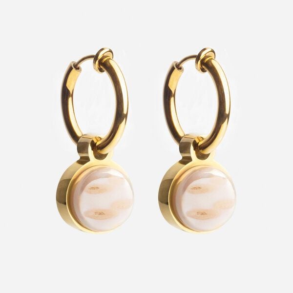 ALEXASCHA Gold Clip Creolen mit Anhänger | Mix & Match ALEXASCHA Gold Clip Creolen mit Anhänger | Mix & Match von ALEXASCHA