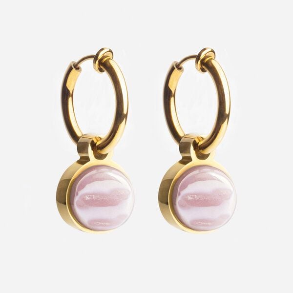 ALEXASCHA Gold Clip Creolen mit Anhänger | Mix & Match von ALEXASCHA