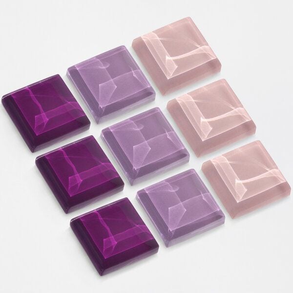 ALEXASCHA Magnet Set aus Upcycling Glas • 9 starke Magnete für den Kühlschrank • ideal zum Verschenken von ALEXASCHA