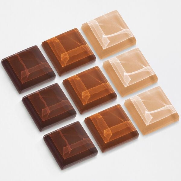 ALEXASCHA Magnet Set aus Upcycling Glas • 9 starke Magnete für den Kühlschrank • ideal zum Verschenken von ALEXASCHA