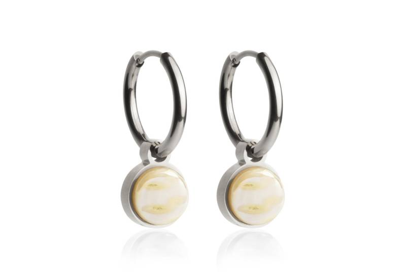 ALEXASCHA Paar Creolen Creolen mit Charms • Mix & Match bunte Ohrhänger • hypoallergen • 16mm von ALEXASCHA