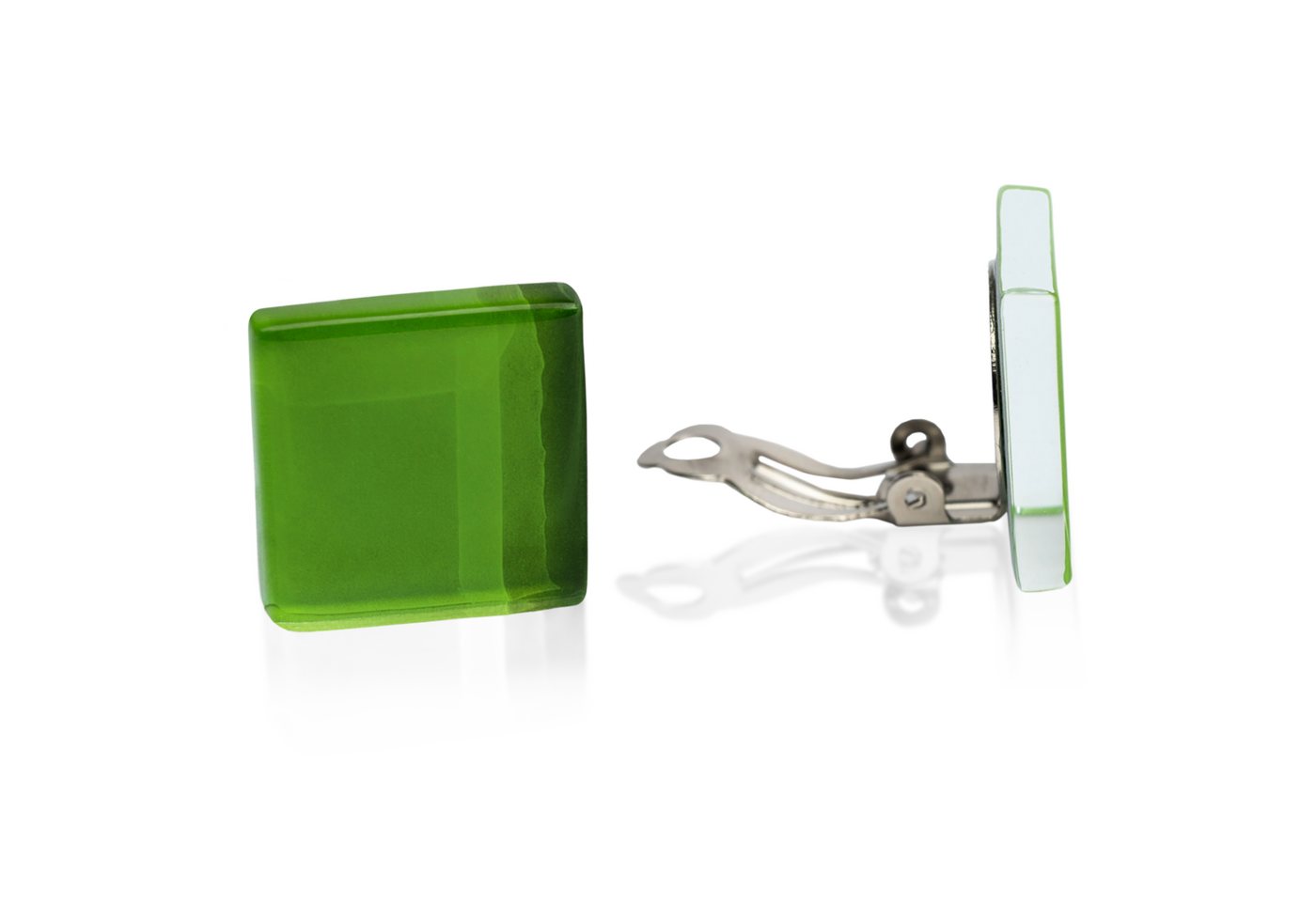 ALEXASCHA Paar Ohrclips Statement Clip Ohrringe aus Glas • 20mm ALEXASCHA Paar Ohrclips Statement Clip Ohrringe aus Glas • 20mm von ALEXASCHA