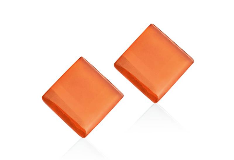 ALEXASCHA Paar Ohrstecker Quadratische Statement Ohrringe aus Glas • handgemacht von ALEXASCHA