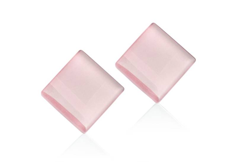 ALEXASCHA Paar Ohrstecker Quadratische Statement Ohrringe aus Glas • handgemacht von ALEXASCHA