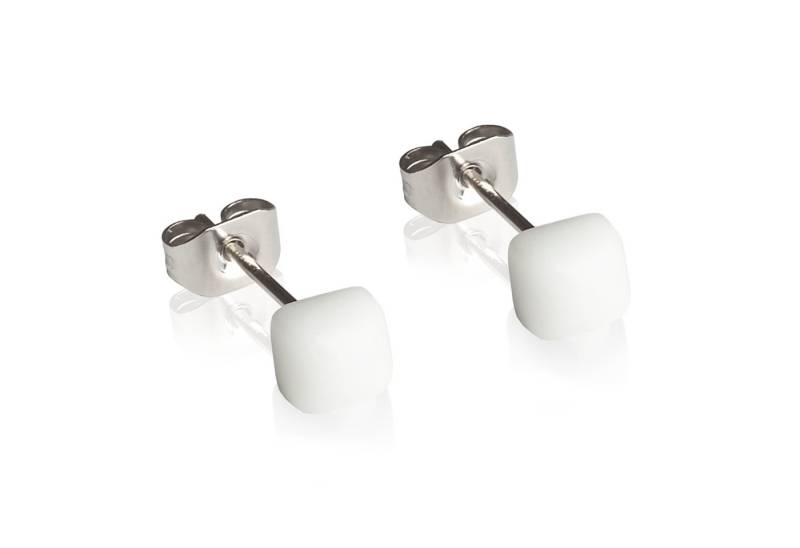 ALEXASCHA Paar Ohrstecker Minimalistische Stecker für jeden Tag • hypoallergener Glasschmuck von ALEXASCHA