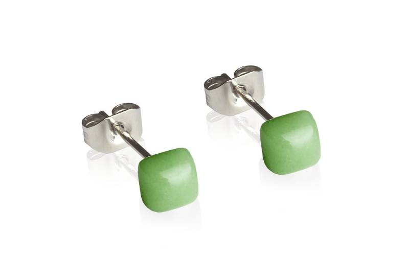ALEXASCHA Paar Ohrstecker Minimalistische Stecker für jeden Tag • hypoallergener Glasschmuck von ALEXASCHA