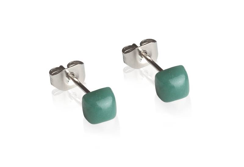 ALEXASCHA Paar Ohrstecker Minimalistische Stecker für jeden Tag • hypoallergener Glasschmuck von ALEXASCHA