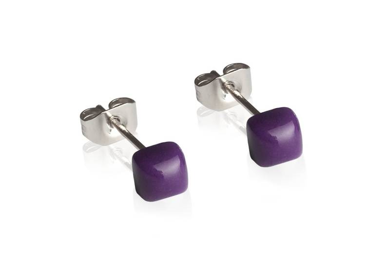 ALEXASCHA Paar Ohrstecker Minimalistische Stecker für jeden Tag • hypoallergener Glasschmuck von ALEXASCHA