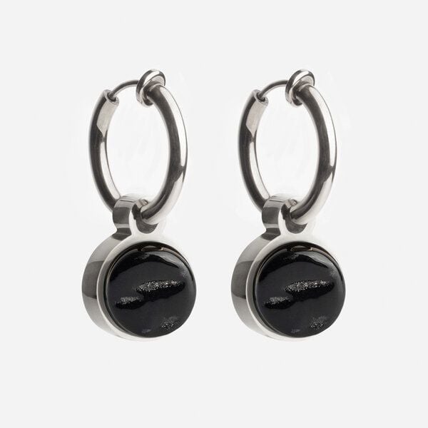 ALEXASCHA Silber Clip Creolen mit Anhänger | Mix & Match von ALEXASCHA