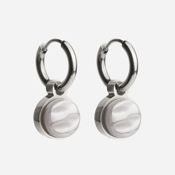 ALEXASCHA Silber Creolen mit Anhänger | Mix & Match von ALEXASCHA