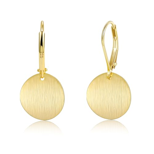 ALEXCRAFT Leaveback Drop Ohrringe Gold Hängend Gold Dangle Earrings for Women für Frauen Freundin Mama von ALEXCRAFT